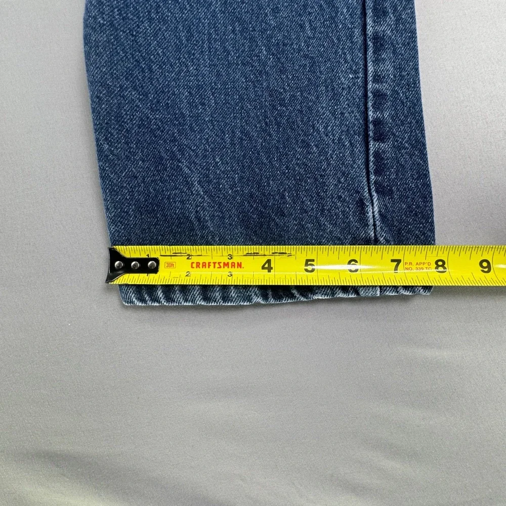Wrangler Authentics Mens Straight Leg Jeans Dark Wash Blue 33x29 ZM100RD Cotton
